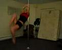 Dumb Blonde Takes to the Stripper Pole