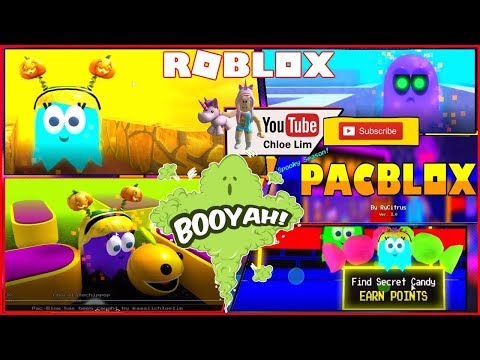 Roblox Gameplay Pac Blox Spooky New Candy To Collect Hats And