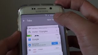 Samsung Galaxy S6 Edge: How to Open a New Internet Browser Tab