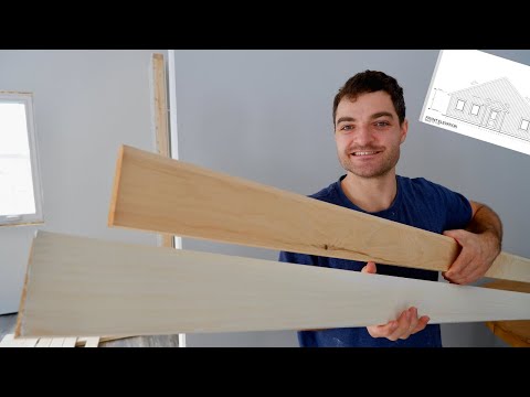 Cheap Way to Whitewash Pine trim with Bullzeye 123 - Ep #37 - Off Grid Cottage Build