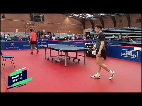 Championnat de Belgique Série A Thibaut Darcis (A8) VS Guillaume -Emmanuel Diouf B0