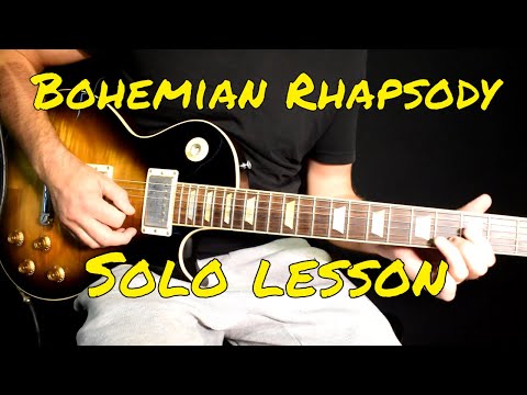 Queen – Bohemian Rhapsody solo lesson
