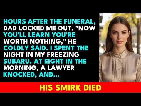 Dad Threw Me Out The Day We Buried Mom, Saying I Was WorthlessThen Her Lawyer Served Him At Our Door