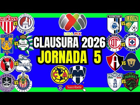 🚨🚨   LIGA  MX    -   JORNADA  5   🚨🚨