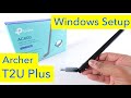 TP Link AC600 Dual Band USB WiFi Adapter Windows Installation Archer T2U Plus Setup