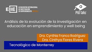 Análisis de la evolución de la investigación en  educación en emprendimiento y well-being