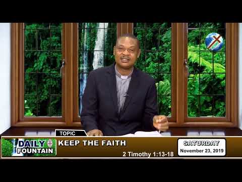 DAILY FOUNTAIN OF NOVEMBER  23, 2019 - VEN. PARADISE O. ONORIOSE