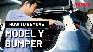How to Remove Your Model Y Rear Bumper