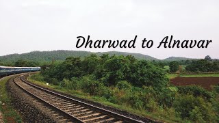 preview picture of video 'Dharwad to Alnavar in Train'
