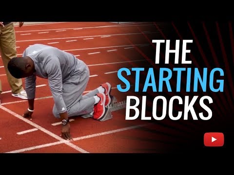 Sprints and Relay Tips - The Starting Blocks  - Coach Erik Jenkins