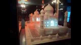 A Short View Of Baby Taj Mahal Reflecting The Original On Fullmoon Night