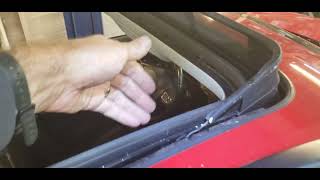 Unclog VW Jetta TDi Panoramic Sunroof Drains Quickly