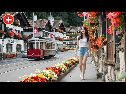 THUN SWITZERLAND 💗 Beautiful City Thun This Scenic Walking Tour 🏞️🇨🇭