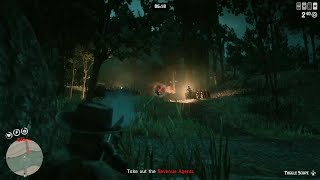 Clear Revenue Agents Roadblock_Moonshiner Bootlegger Mission - RDR2 Online