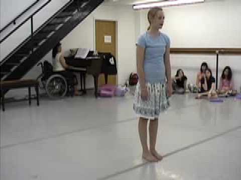 Audition Day with Joyce Hall ~ Abby Crawford