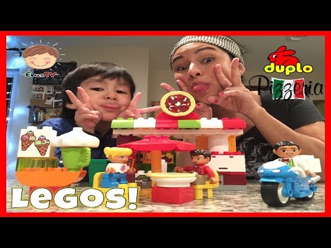 LEGO DUPLO Town Pizzeria Unboxing Toy Review Safe Lego Toys for Toddlers and Kids