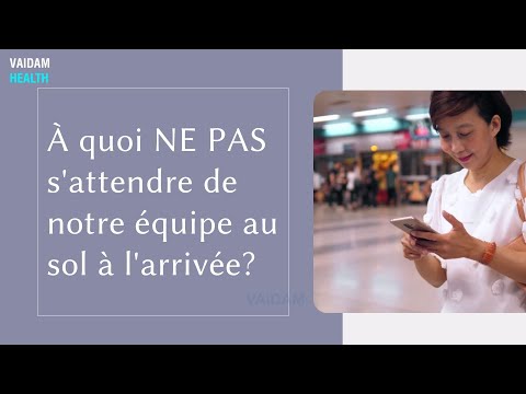 À quoi NE PAS s'attendre de notre équipe au sol à l'arrivée