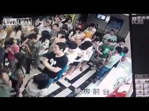 Man Gets Brutally Beaten When he Confronts People about Cutting Line