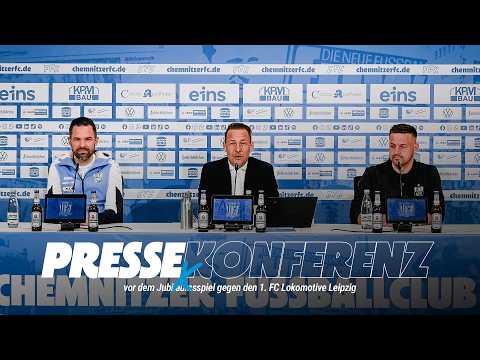 Chemnitzer FC | Press conference before the anniversary match against 1. FC Lokomotive Leipzig