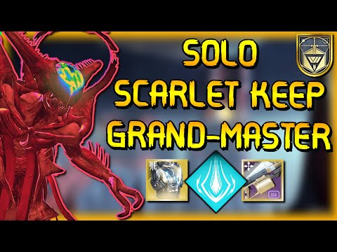 SOLO Grand Master Scarlet Keep Nightfall (Arc Titan) | Destiny 2 S19