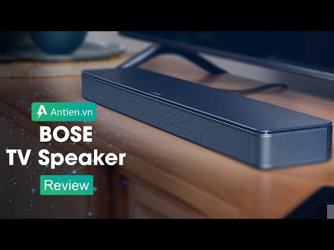 Tất tần tật về Bose TV Speaker - Chiếc Soundbar nhỏ gọn của Bose