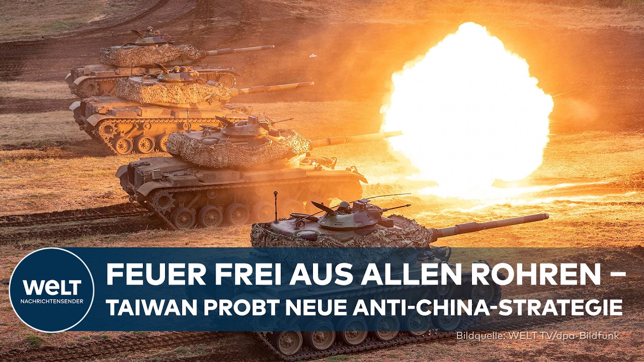 ESKALATION IM PAZIFIK: Abwehr von China-Invasion ‒ Taiwan bereitet sich auf Ernstfall vor