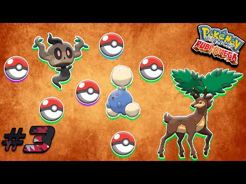 Pokémon Omega Ruby Vidalocke EP.3 - THE GRASS-TYPE POKÉMON LOCKE
