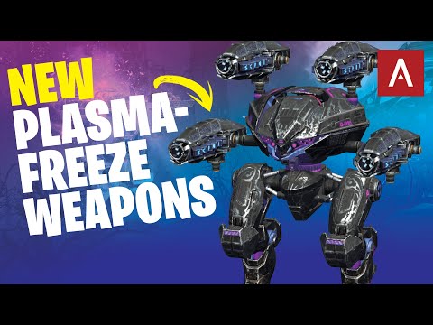SNEAK PEEK! New Plasma Freeze Weapons HEL + SCADI + SNAER War Robots Test Server Gameplay WR