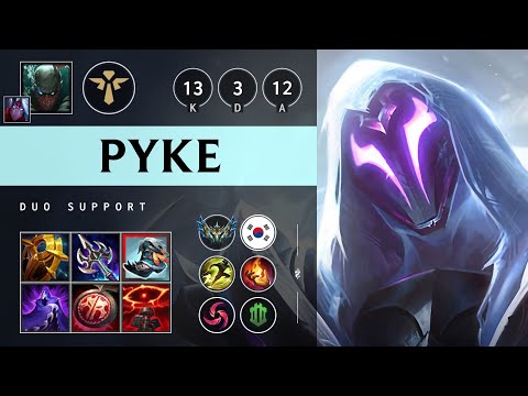 Pyke Support vs Braum - KR Challenger Patch 25.04