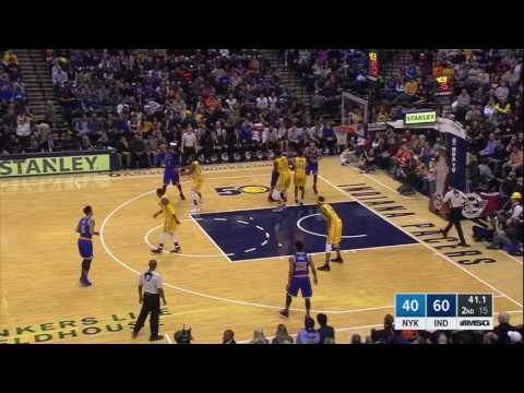Kristaps Porzingis vs Indiana Pacers 07.01.2017 (16Pts)