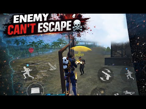 ENEMY CAN’T ESCAPE ☠️ | Intense Close Combat Free Fire Gameplay 🔥 #freefire #viral 