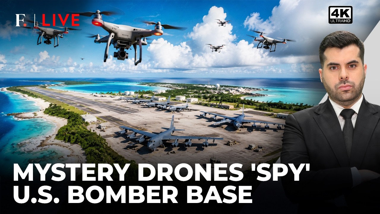 Mystery Drones Spotted Over Diego Garcia: US-UK Base On Alert? | Firstpost Live | 4K
