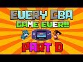 Every Game Boy Advance GBA Game Ever Part D