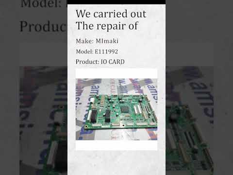 Mimaki Main Board Repairs