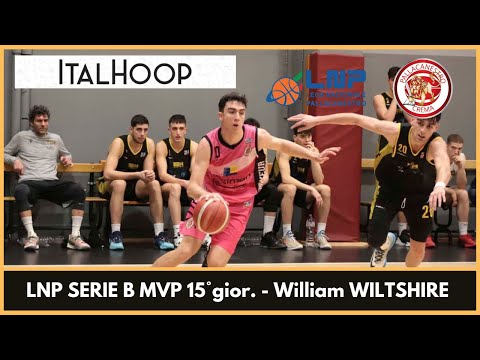 William Wiltshire - LNP Serie B MVP 15° giornata (Crema vs Bergamo)