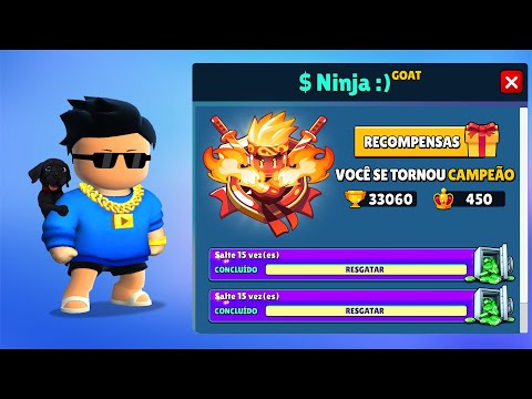 Como Pegar CAMPEÃO em 1 DIA no "Stumble Guys"