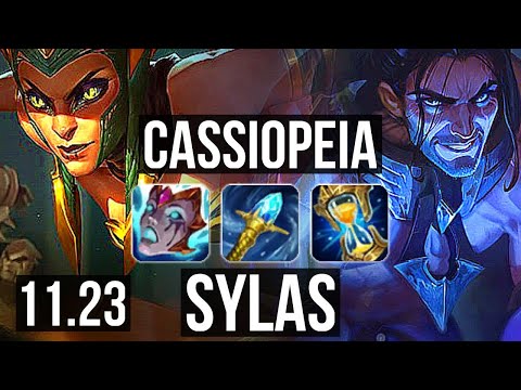 CASSIOPEIA vs SYLAS (MID) | 7 solo kills, 1.7M mastery | EUW Master | 11.23