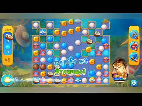 Fishdom 2022, no Boosters,   9899  level  -  прохождение без бустеров,   9899  уровень.