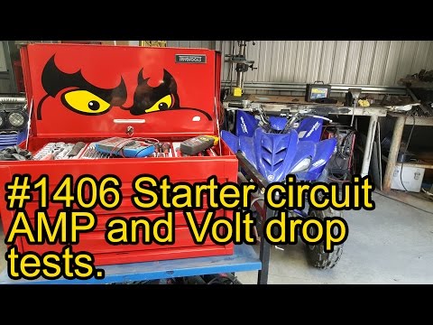 Starter Motor testing & circuit condition #1406
