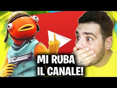 PESCE SECCO MI RUBA IL CANALE ! 😱 - Fortnite