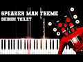 Speaker Man Theme Song Skibidi Toilet DaFuq Boom Beginner Super Easy Piano Tutorial