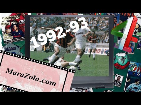 Channel 4 Football Italia Live 1992-93 Milan vs Roma_Peter Brackley