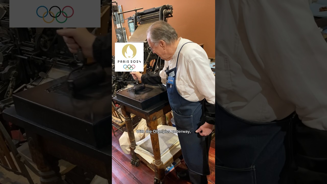 With the 2024 Paris Summer Olympics underway, Howard makes a print of his favorite Olympic event.