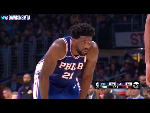 Joel Embiid Full Highlights 2019 01 29 76ers vs Lakers   28 Pts, 10 Rebs, 6 Asts!   FreeDawkins