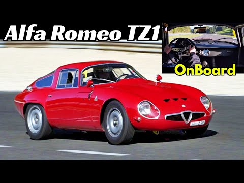 Original Alfa Romeo Giulia TZ1 at Salzburgring + OnBoard - Lovely 1.6-Litre Twin-Cam Engine Sound 🔊