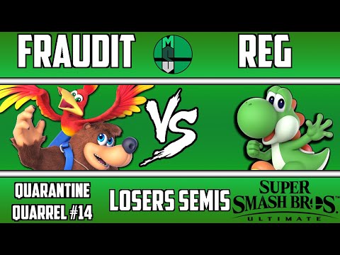 Quarantine Quarrel #14, Losers Semifinals: Fraudit(Banjo and Kazooie) vs Reg(Yoshi)
