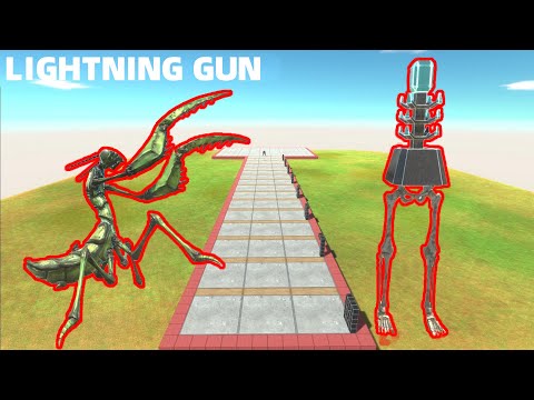 ATTACK !!! ~~ "LIGHTNIGN GUN"~~ VS EVERY UNIT!－Animal Revolt Battle Simulator