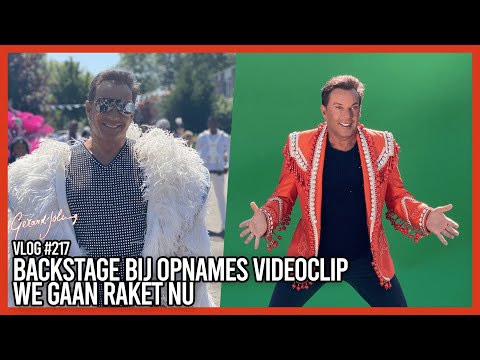 BACKSTAGE BIJ OPNAMES VIDEOCLIP WE GAAN RAKET NU - GERARD JOLING - VLOG #217