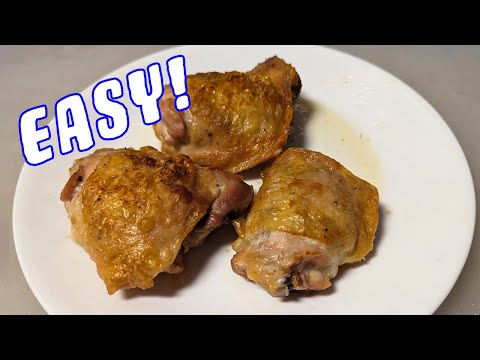 Cooking Crispy Chicken Thighs In Your Toaster Oven