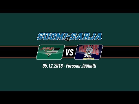 SUOMI-SARJA 2018-2019: 05.12.2018 FPS - Hunters 2-3 JA